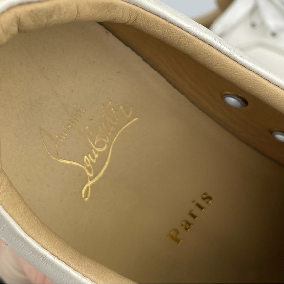 Christian Louboutin Vieira Flat Calf Bianco Women's 40 US 9.5-10 Leather White - Picture 8 of 16